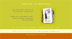 Desktop Screenshot of deborahblumenthal.com