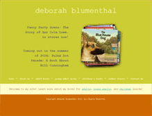 Tablet Screenshot of deborahblumenthal.com